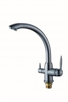 Смеситель для кухни биканал.GOP18-A093