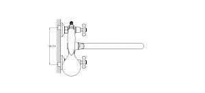 Смеситель для ванны 2-Х с дл. изливом QSL7-A827