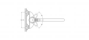 Смеситель для ванны 1-Х с длин. изливом Ф40 KLO7-A149
