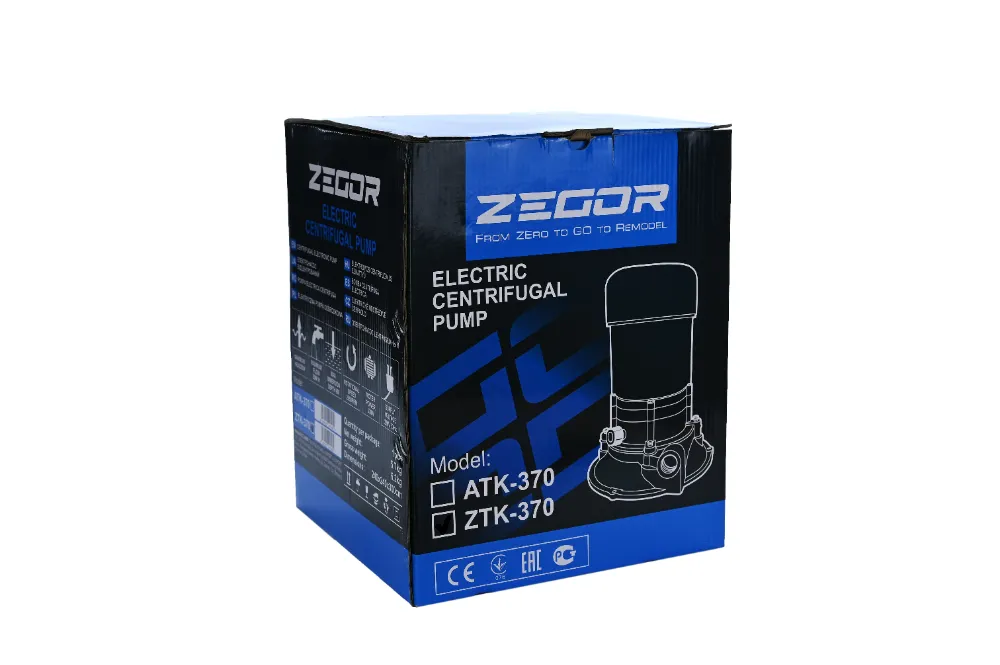 Центробежный бытовой насос ZTK370