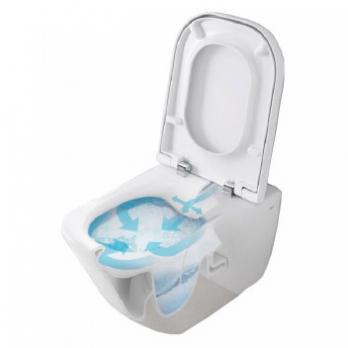 Унитаз подвесной GAP Clean Rim (со скрытым ободком унитаза) (ROCA)