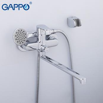 Смеситель для ванны с изливом 35cm и переключателем в корпусе хром G2215-35F