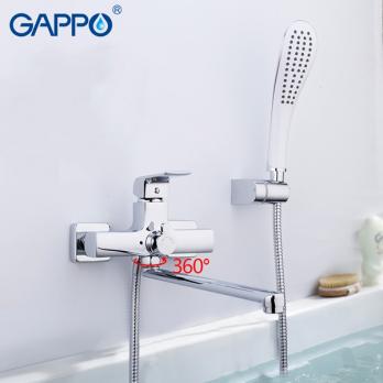 Смеситель для ванны с изливом 35cm и переключателем в корпусе хром G2250-8-35F