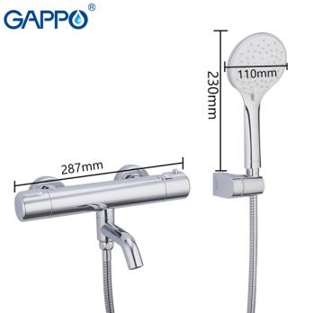 Смеситель для ванны с изливом служит переключателем на лейку термостат хром G3290