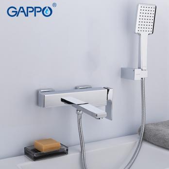 Смеситель для ванны с изливом служит переключателем на лейку хром G3218