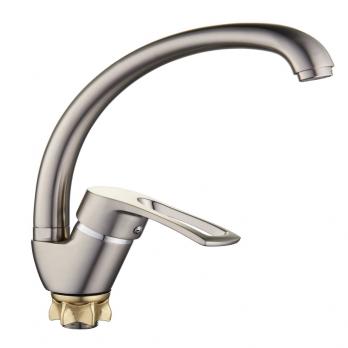 Смеситель для кухни 1-Х гайка, утка сат.8G4-A181KH