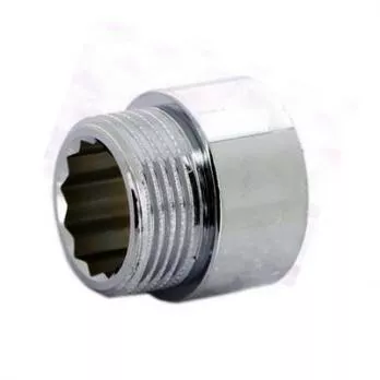 Удлинитель переходной 1/2"нар - M22вн (Хром)