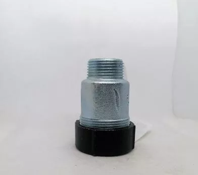 Обжимной соединитель из ковкого чугуна, с наружной резьбой. 1/2"
